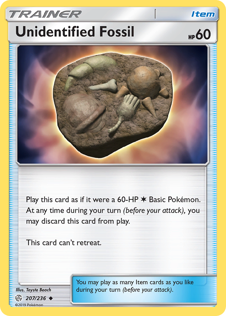 Unidentified Fossil (207/236) [Sun & Moon: Cosmic Eclipse] | Good Games Morley