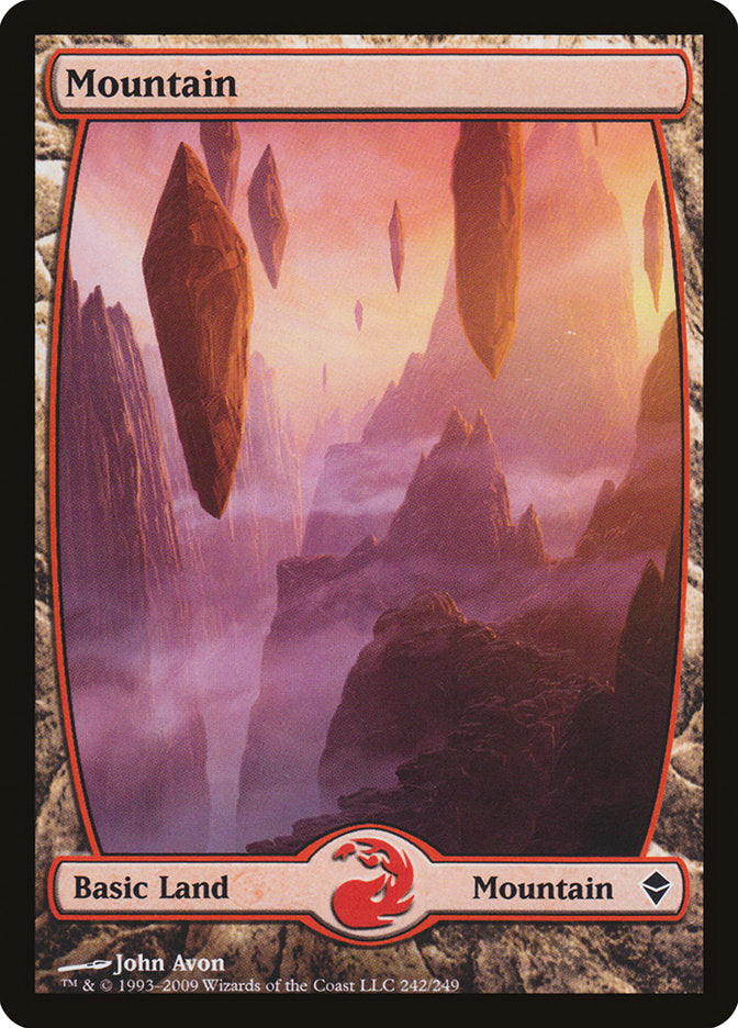 Mountain (242) [Zendikar] | Good Games Morley