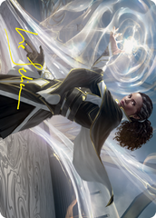 Clever Lumimancer Art Card (Gold-Stamped Signature) [Strixhaven: School of Mages Art Series] | Good Games Morley