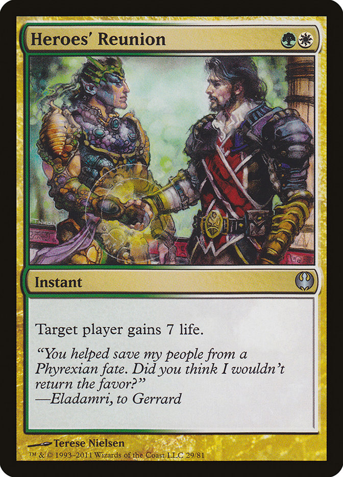 Heroes' Reunion [Duel Decks: Knights vs. Dragons] | Good Games Morley