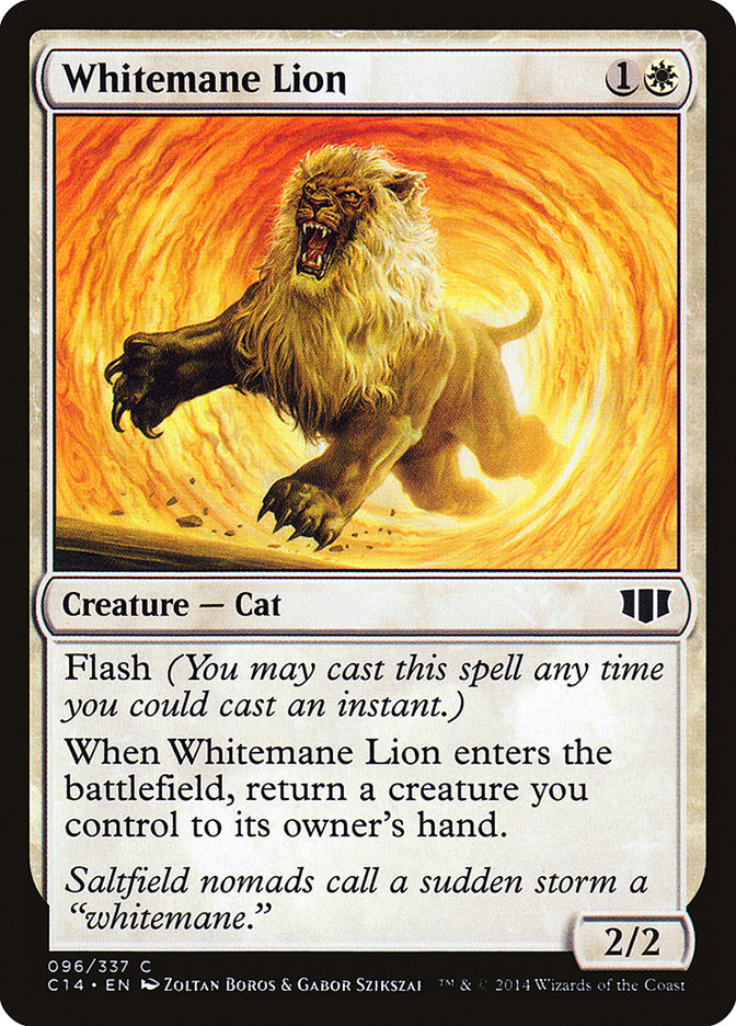 Whitemane Lion [Commander 2014] | Good Games Morley