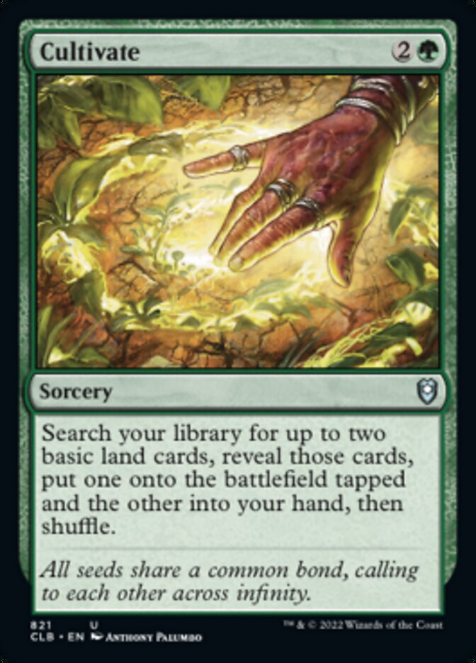 Cultivate [Commander Legends: Battle for Baldur's Gate] | Good Games Morley