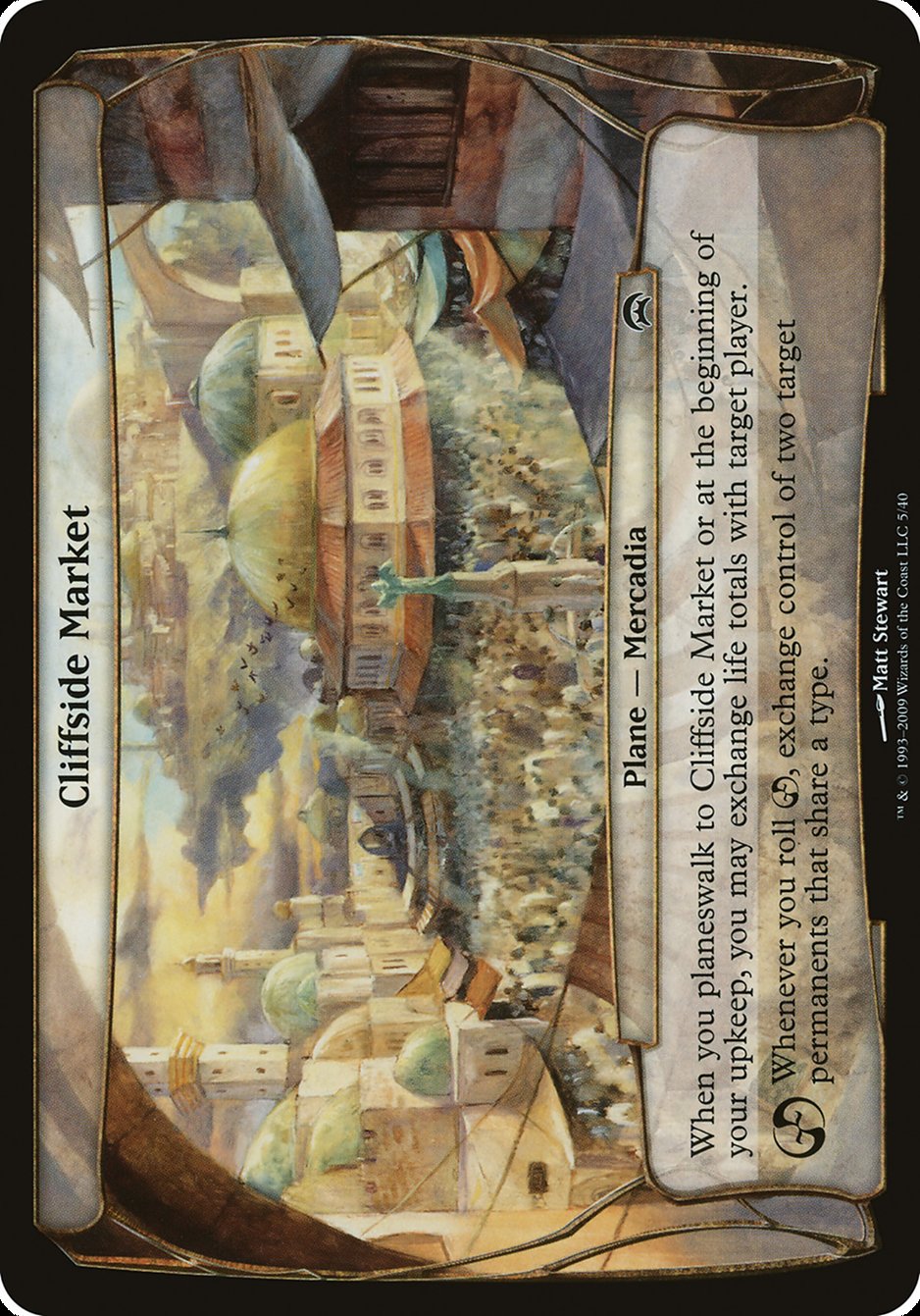 Cliffside Market (Planes) [Planechase Planes] | Good Games Morley