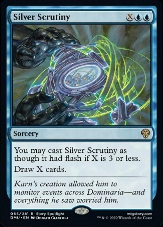 Silver Scrutiny [Dominaria United] | Good Games Morley