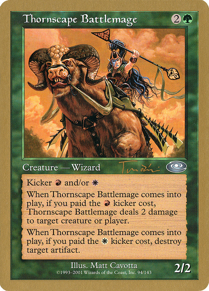 Thornscape Battlemage (Jan Tomcani) [World Championship Decks 2001] | Good Games Morley