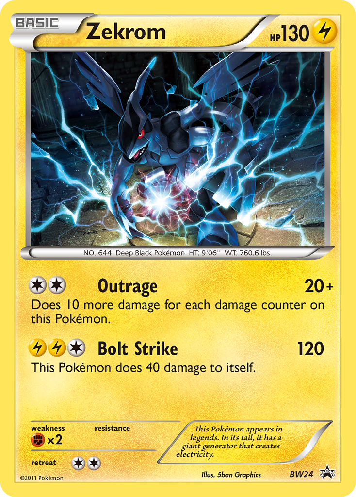 Zekrom (BW24) [Black & White: Black Star Promos] | Good Games Morley