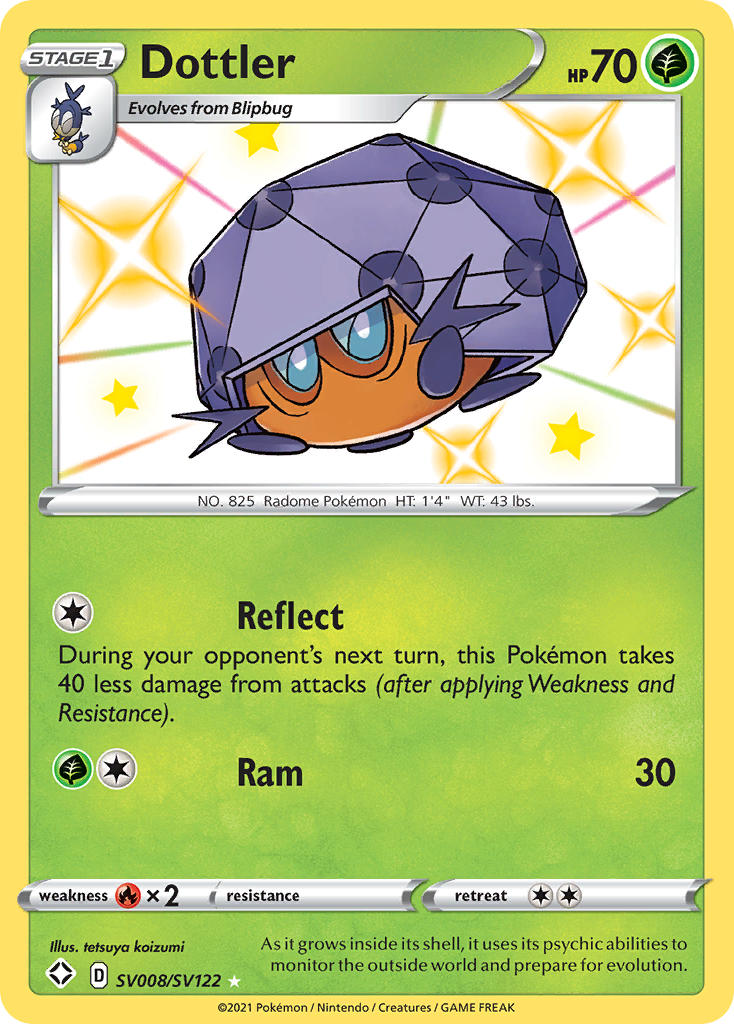 Dottler (SV008/SV122) [Sword & Shield: Shining Fates] | Good Games Morley