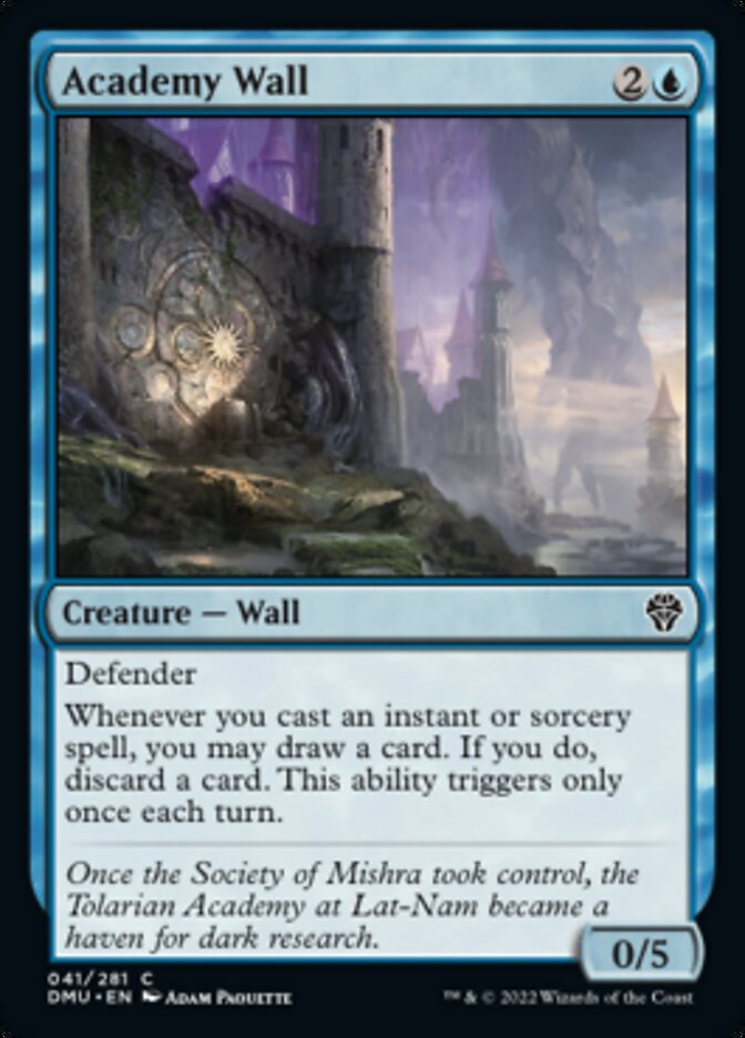 Academy Wall [Dominaria United] | Good Games Morley