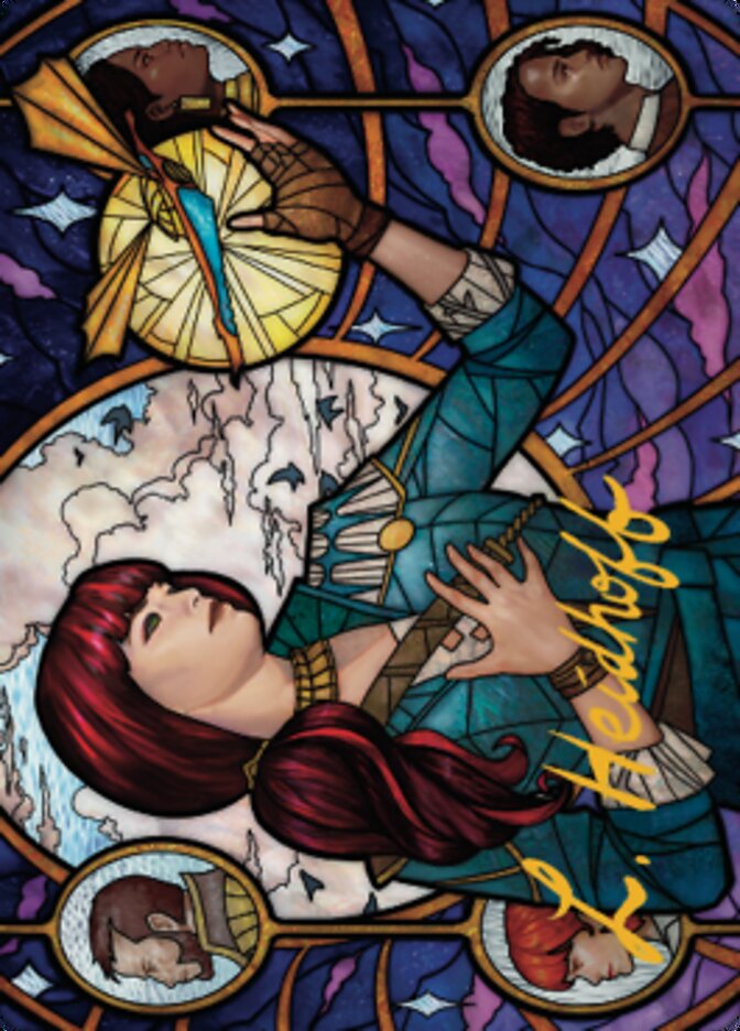 Jhoira, Ageless Innovator Art Card (Gold-Stamped Signature) [Dominaria United Art Series] | Good Games Morley