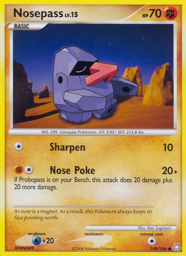 Nosepass (109/146) [Diamond & Pearl: Legends Awakened] | Good Games Morley