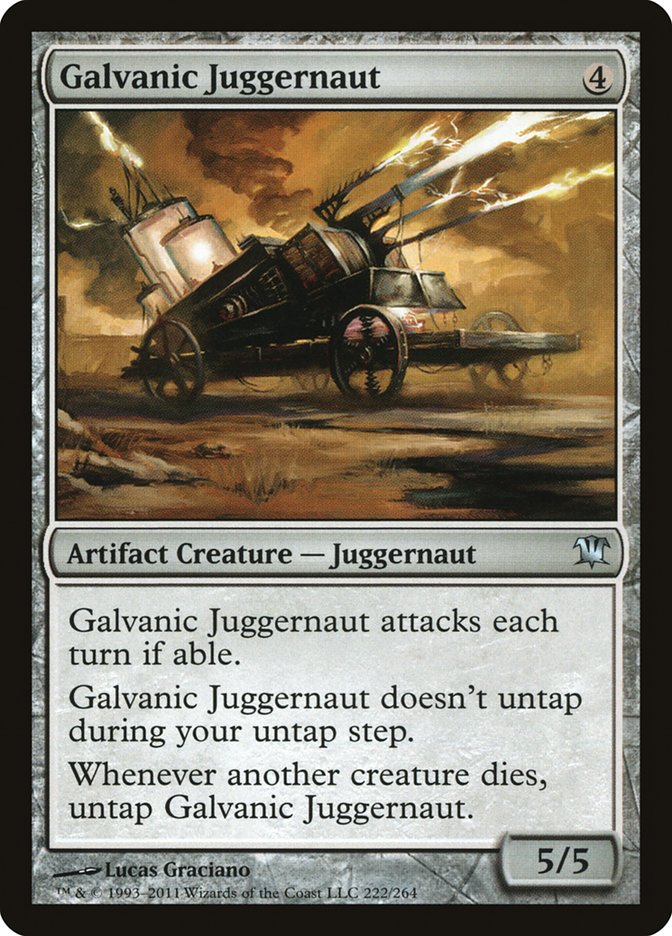 Galvanic Juggernaut [Innistrad] | Good Games Morley
