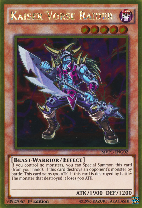 Kaiser Vorse Raider [MVP1-ENG02] Gold Rare | Good Games Morley