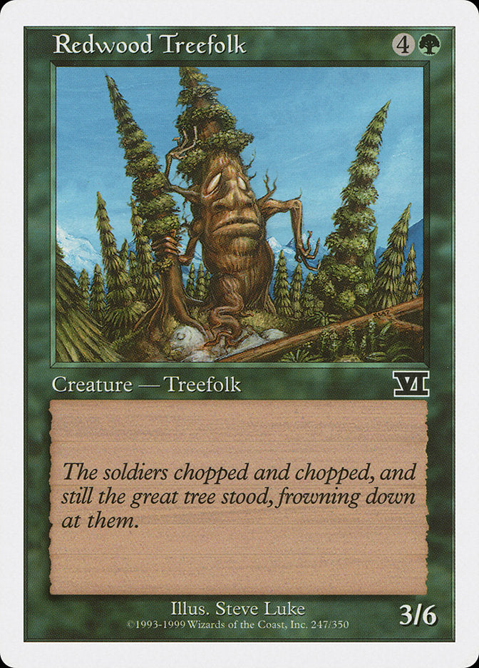 Redwood Treefolk [Classic Sixth Edition] | Good Games Morley