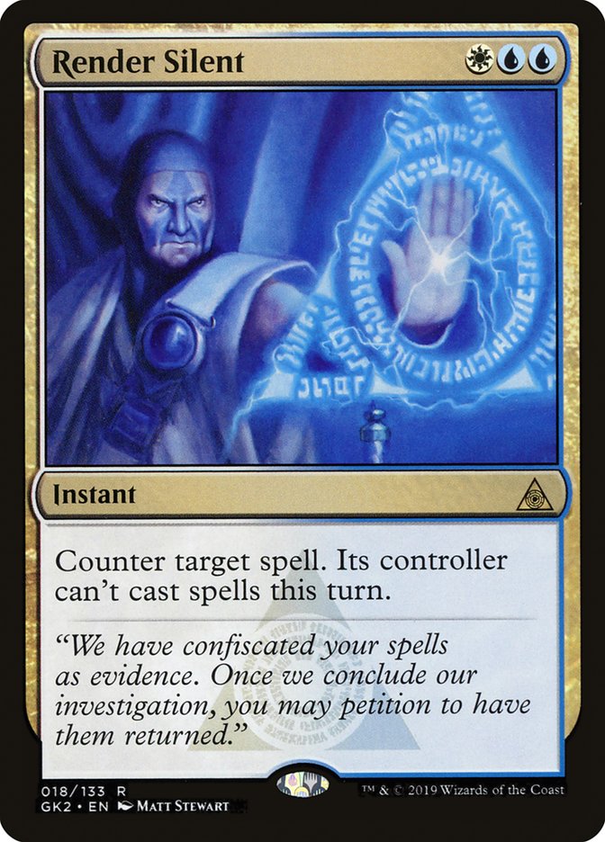 Render Silent [Ravnica Allegiance Guild Kit] | Good Games Morley