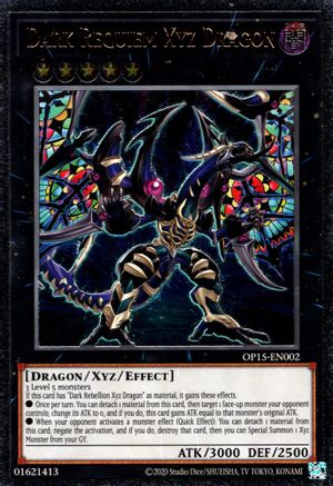 Dark Requiem Xyz Dragon [OP15-EN002] Ultimate Rare | Good Games Morley