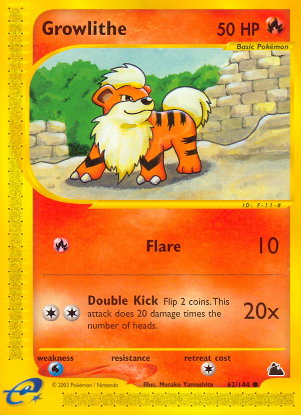 Growlithe (62/144) [Skyridge] | Good Games Morley