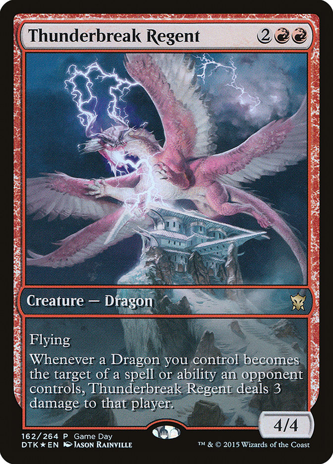 Thunderbreak Regent (Game Day) [Dragons of Tarkir Promos] | Good Games Morley