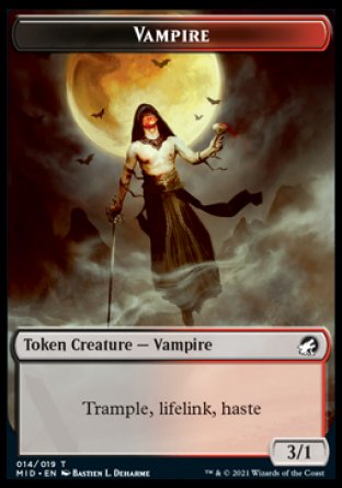 Vampire Token [Innistrad: Midnight Hunt Tokens] | Good Games Morley