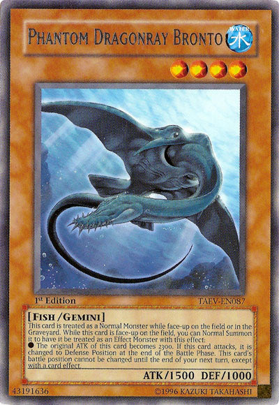 Phantom Dragonray Bronto [TAEV-EN087] Rare | Good Games Morley