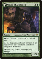 Mayor of Avabruck // Howlpack Alpha [Innistrad] | Good Games Morley