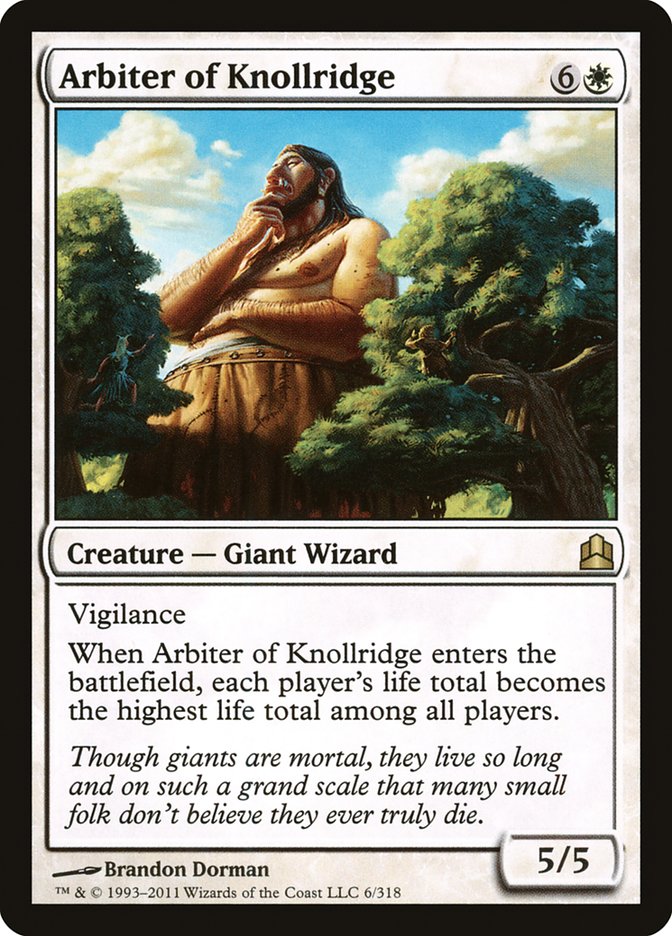 Arbiter of Knollridge [Commander 2011] | Good Games Morley