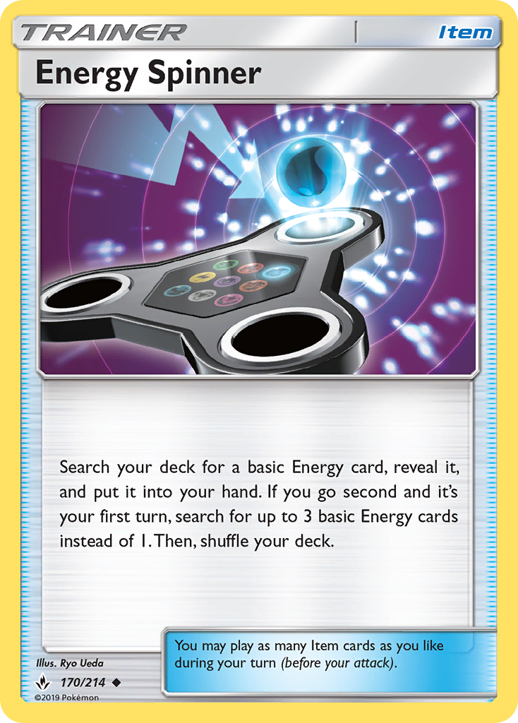 Energy Spinner (170/214) [Sun & Moon: Unbroken Bonds] | Good Games Morley
