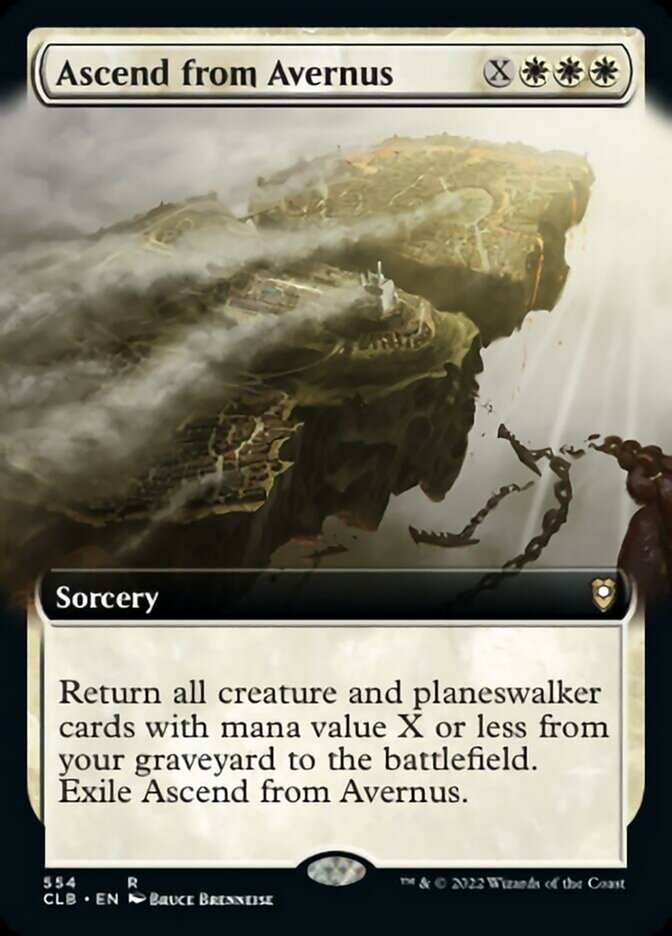Ascend from Avernus (Extended Art) [Commander Legends: Battle for Baldur's Gate] | Good Games Morley