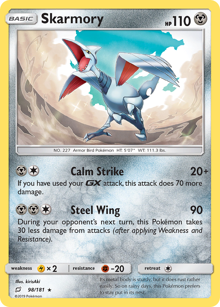 Skarmory (98/181) [Sun & Moon: Team Up] | Good Games Morley