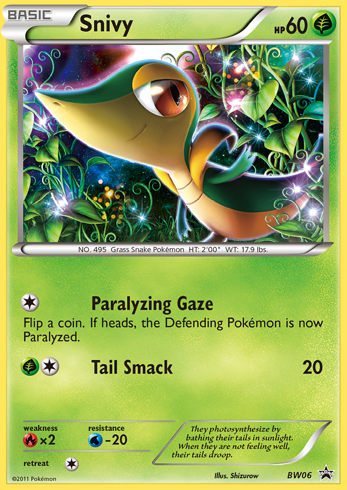 Snivy (BW06) [Black & White: Black Star Promos] | Good Games Morley