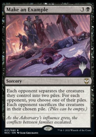 Make an Example (Promo Pack) [Streets of New Capenna Commander Promos] | Good Games Morley