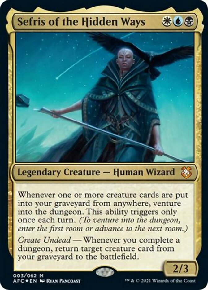 Sefris of the Hidden Ways (Display Commander) [Dungeons & Dragons: Adventures in the Forgotten Realms Commander] | Good Games Morley