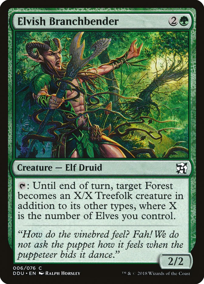 Elvish Branchbender [Duel Decks: Elves vs. Inventors] | Good Games Morley