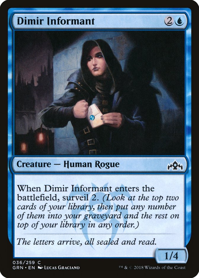 Dimir Informant [Guilds of Ravnica] | Good Games Morley
