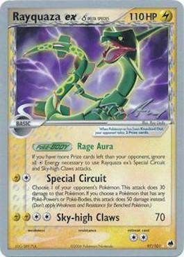 Rayquaza ex (97/101) (Delta Species) (Legendary Ascent - Tom Roos) [World Championships 2007] | Good Games Morley