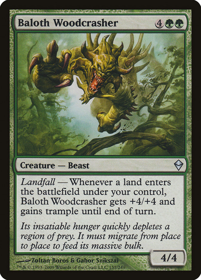 Baloth Woodcrasher [Zendikar] | Good Games Morley
