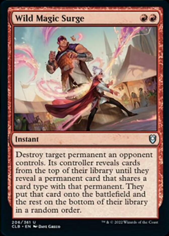 Wild Magic Surge [Commander Legends: Battle for Baldur's Gate] | Good Games Morley