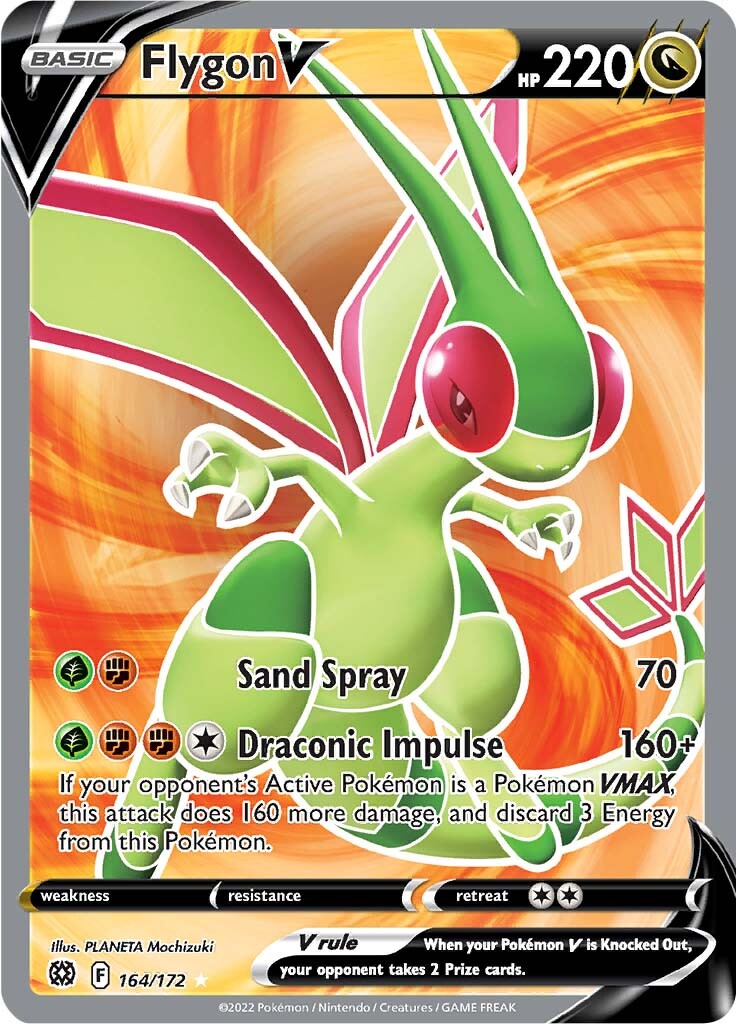 Flygon V (164/172) [Sword & Shield: Brilliant Stars] | Good Games Morley