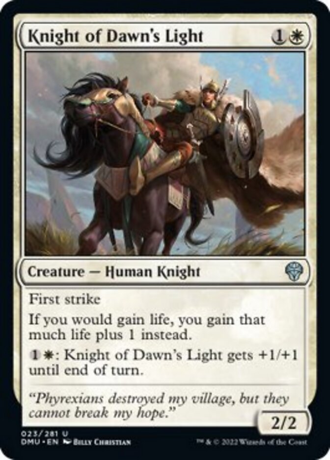 Knight of Dawn's Light [Dominaria United] | Good Games Morley