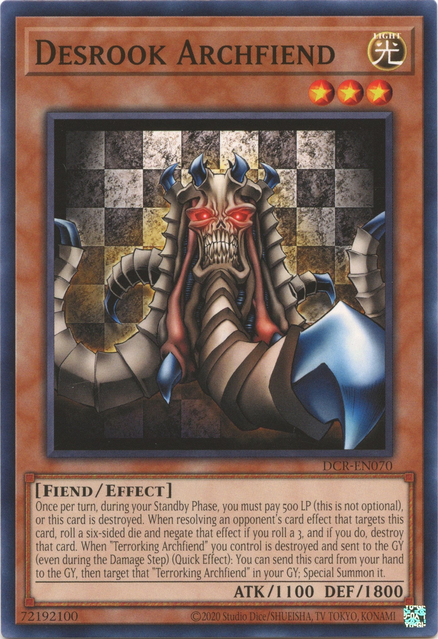Desrook Archfiend (25th Anniversary) [DCR-EN070] Common | Good Games Morley