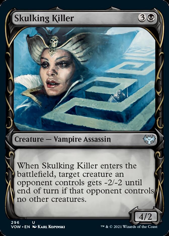 Skulking Killer (Showcase Fang Frame) [Innistrad: Crimson Vow] | Good Games Morley