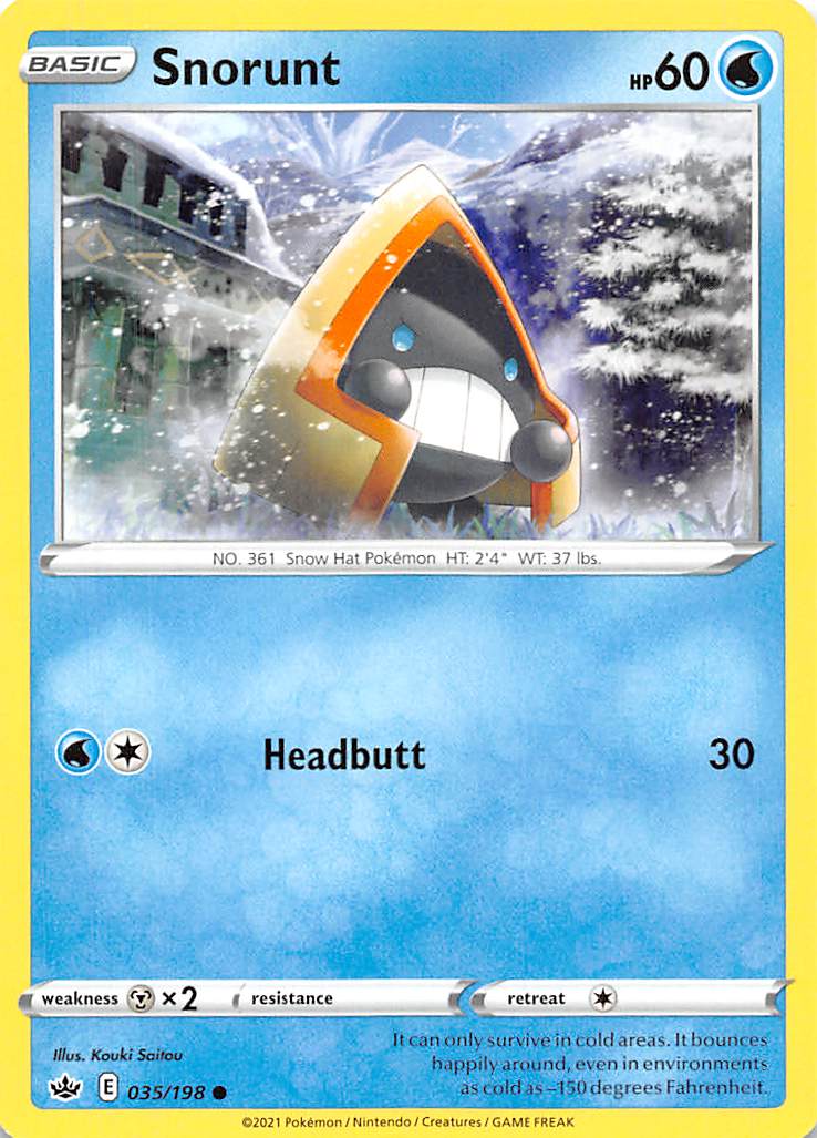Snorunt (035/198) [Sword & Shield: Chilling Reign] | Good Games Morley
