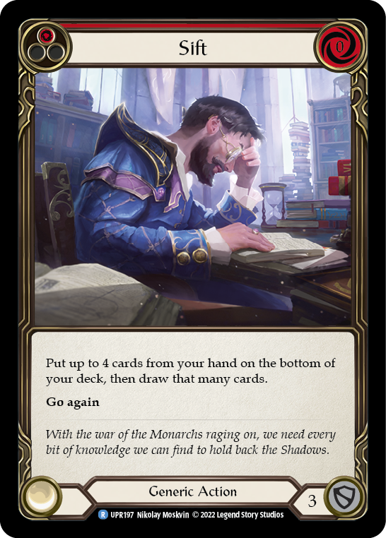 Sift (Red) [UPR197] (Uprising)  Rainbow Foil | Good Games Morley