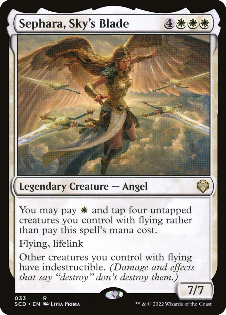 Sephara, Sky's Blade [Starter Commander Decks] | Good Games Morley