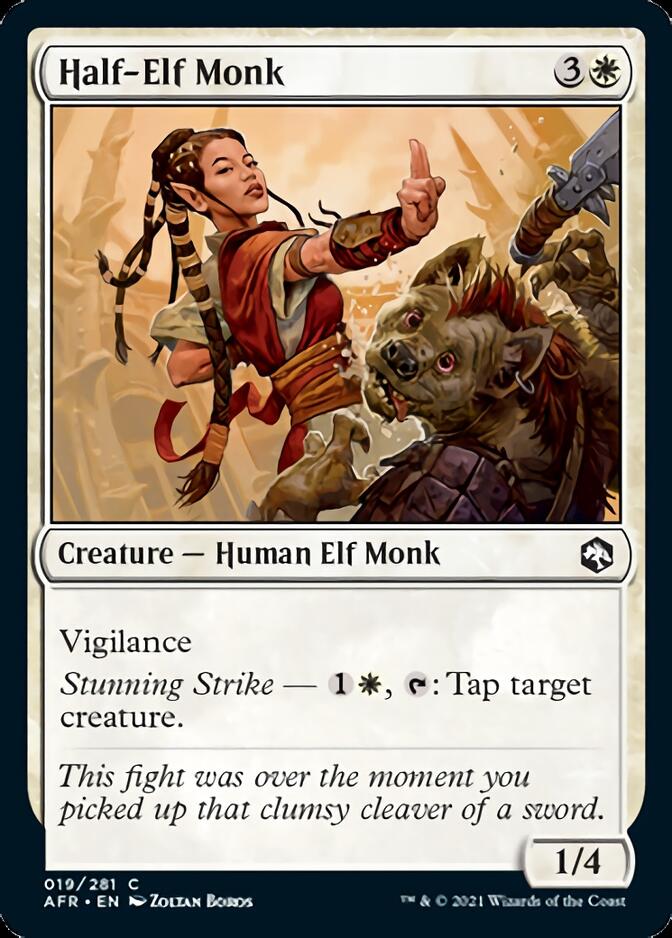 Half-Elf Monk [Dungeons & Dragons: Adventures in the Forgotten Realms] | Good Games Morley