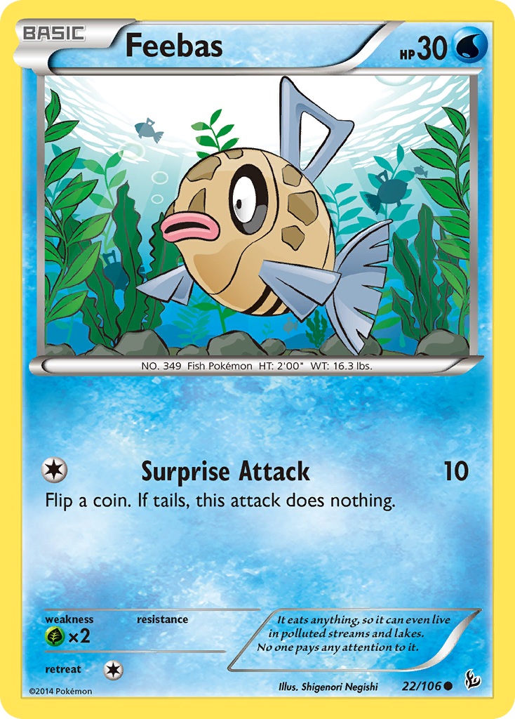 Feebas (22/106) [XY: Flashfire] | Good Games Morley