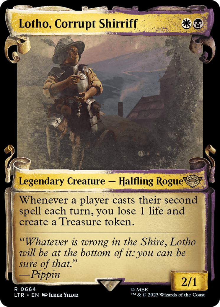 Lotho, Corrupt Shirriff [The Lord of the Rings: Tales of Middle-Earth Showcase Scrolls] | Good Games Morley