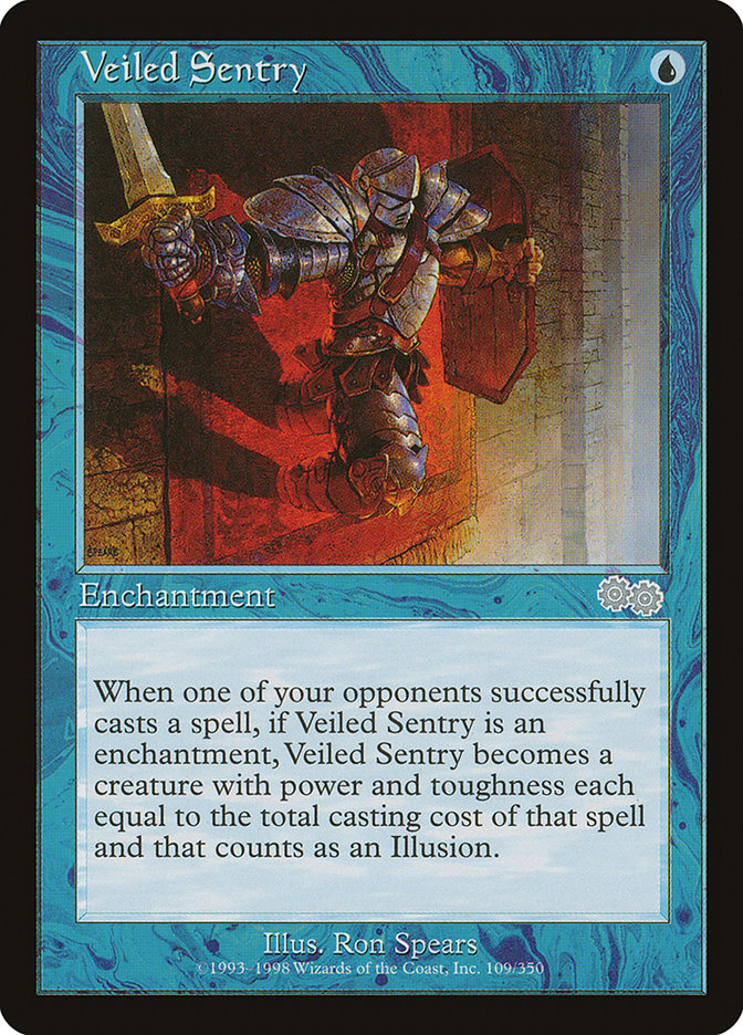Veiled Sentry [Urza's Saga] | Good Games Morley