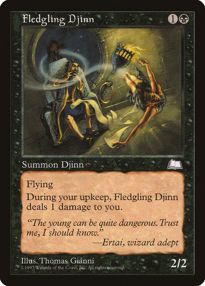 Fledgling Djinn [Weatherlight] | Good Games Morley