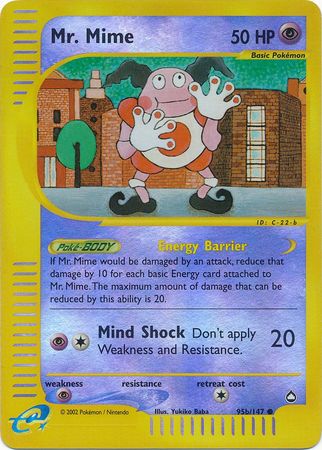 Mr Mime (95b/147) [Aquapolis] | Good Games Morley