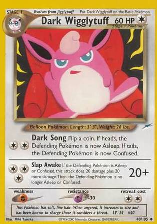 Dark Wigglytuff (40/105) [Neo Destiny Unlimited] | Good Games Morley